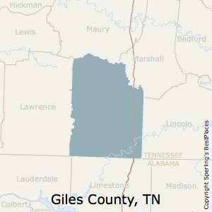 Giles County, Tennessee Rankings